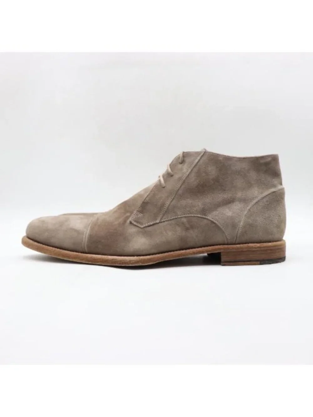 Cole Haan Chukka Shoes Tan Suede Men’s Size 11.5 M Casual Lace Up Made in Italy